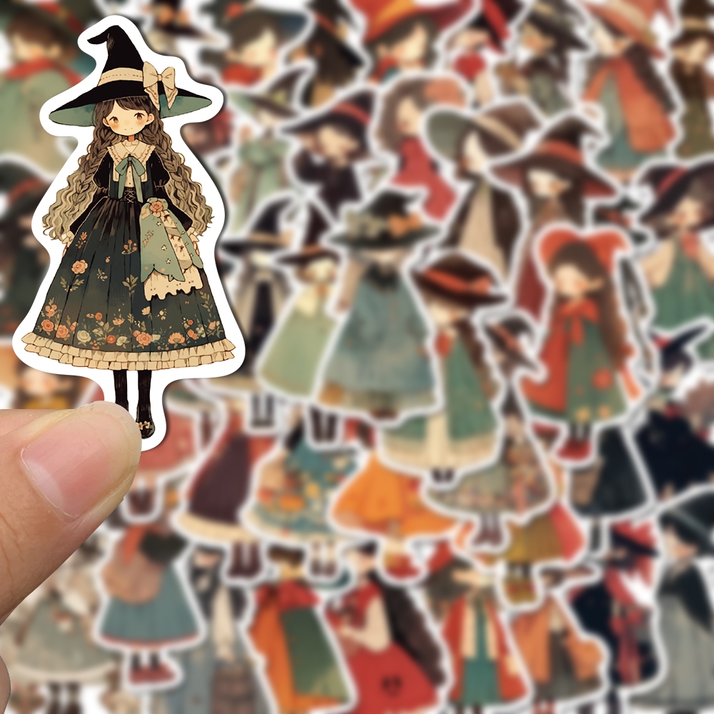 Bộ 50 Miếng Dán Họa Tiết Hoạt Hình graffiti Chống Thấm Nước Trang Trí Điện Thoại / Máy Tính Bảng