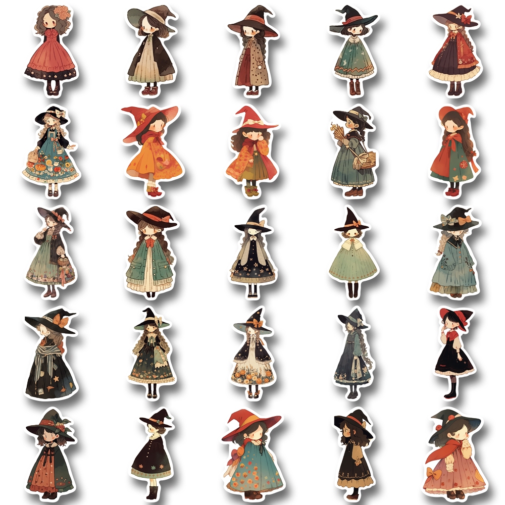 Bộ 50 Miếng Dán Họa Tiết Hoạt Hình graffiti Chống Thấm Nước Trang Trí Điện Thoại / Máy Tính Bảng