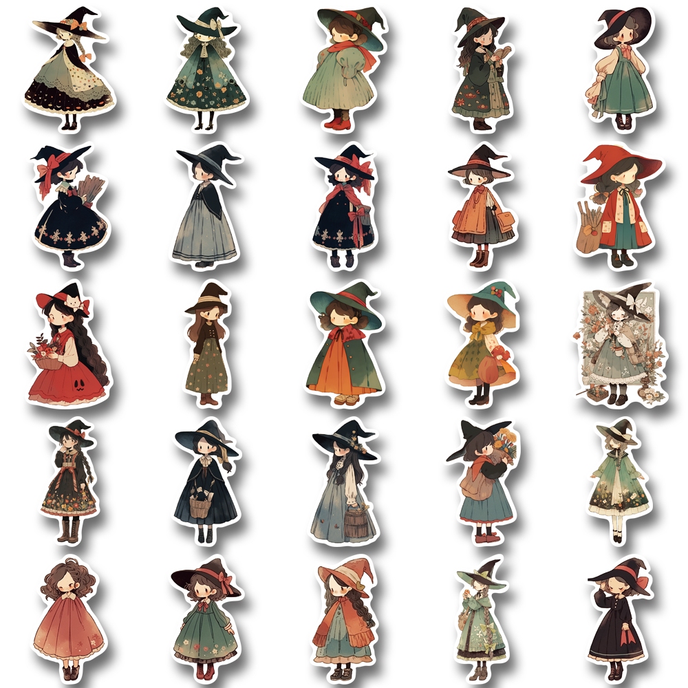 Bộ 50 Miếng Dán Họa Tiết Hoạt Hình graffiti Chống Thấm Nước Trang Trí Điện Thoại / Máy Tính Bảng