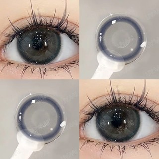 Uyai Set 2 Kính Áp Tròng Chống Sương Mù Màu Xám 14.2mm 0.00--8.00 Độ