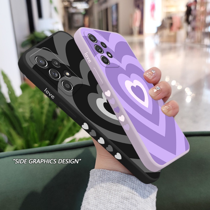 Điện Thoại Ốp Lưng Hình Trái Tim Cho samsung galaxy a72 a52 a52s a42 a32 4g 5g