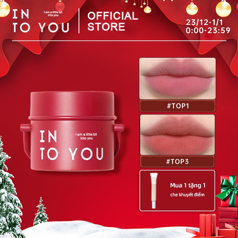 INTO YOU Son môi 5g kiêm má hồng hai trong một lâu trôi không phai phong cách graffiti đường phố