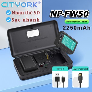 Bộ sạc pin np-fw50 fw50 sony a6000 a6300 a6500 a7 a7s a7r a72 a7r2 chất lượng cao