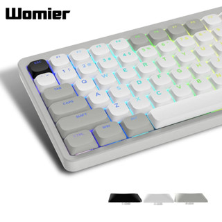 Womier 143 Phím PBT Cấu Hình Thấp Keycaps Shine Through RGB Backlit Key cap cho 60% 61 / 87 / 104 Cherry Gateron MX Gamer Bàn Phím Cơ