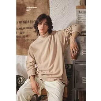 Áo Sơ Mi Nhung Hai Mặt Cổ Cao Màu Trơn Thời Trang Thu Đông Cho Nam Giới