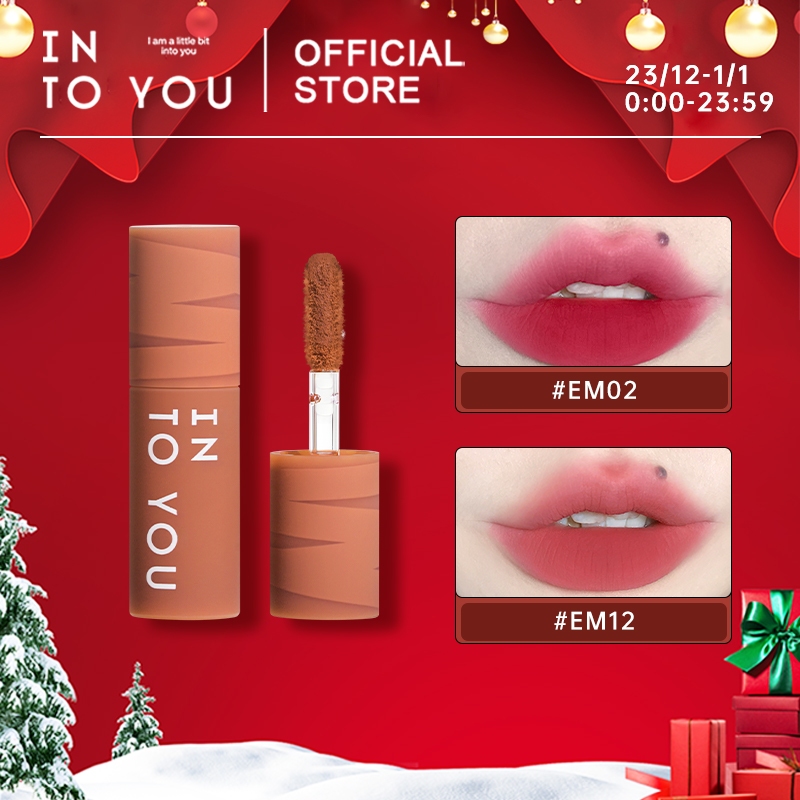 INTO YOU Son kem Heroine Mini Lip Clay bản dùng thử trang điểm sương mịn như nhung nhiều màu tùy chọn