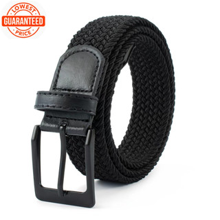 Thắt Lưng Bện Dây Co Giãn Không Cần Khóa Hợp Kim Thời Trang Cho Nam Nữ