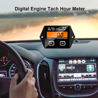Mới Nhất LCD Động Cơ Kỹ Thuật Số Tach Giờ Đồng Hồ Đo Tốc Độ Đo Màn Hình Cảm Ứng Cho Xe Máy Động Cơ Đột quỵ Động Cơ Hàng Hải Xe Thuyền