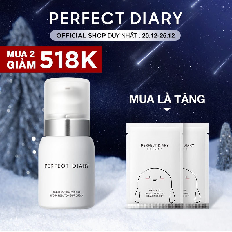 Kem dưỡng nâng tone Perfect Diary Nâng tone, Mỏng nhẹ, Dưỡng ẩm