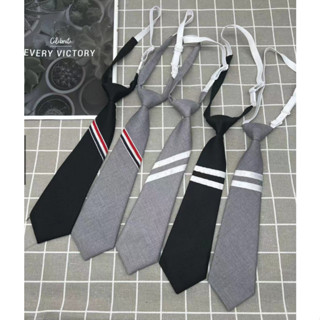 Cà Vạt Màu Xám Phiên Bản Hàn Quốc Thời Thượng Cho Cặp Đôi