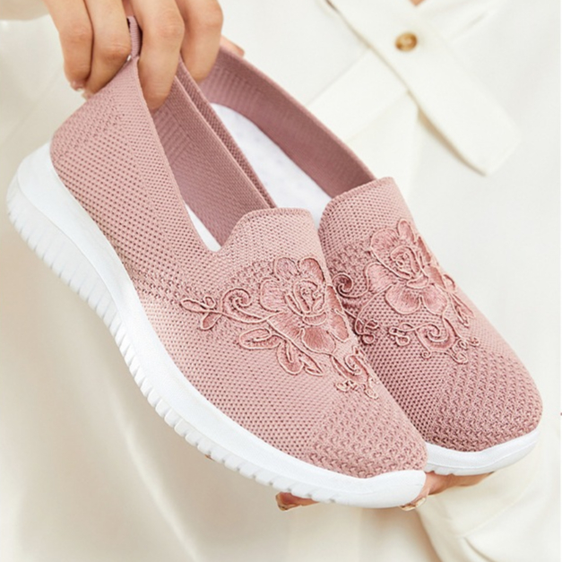 Giày Búp Bê Vải Thêu Họa Tiết Phong Cách Bắc Kinh Cổ Điển Mới 2023 Cho Nữ