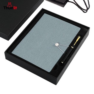 Sổ Tay Thunlit Có Khóa Bìa Giả Da Nhiều Màu Tùy Chọn Khổ A5