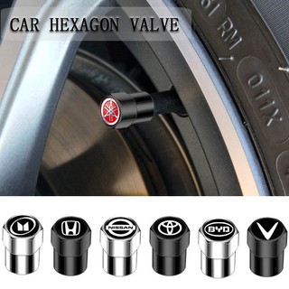 Bộ 4 Nắp Van Bánh Xe Chống Trộm Chống Bụi Bằng Nhôm