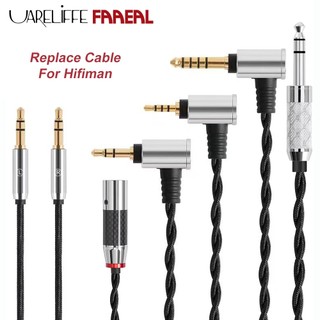 Uareliffe Dây Cáp Âm Thanh Thay Thế Cho Tai Nghe hifiman sundara ananda he4xx / he-400i / he560 / he-350 / he1000 headphones 2.5 / 3.5 / 4.4 / 6.3mm / 4pin xlr