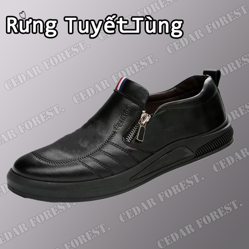 Rừng Tuyết Tùng☘Mới Giày Lười Da Mềm Thời Trang Lịch Lãm Dành Cho NamGiày nam Thể thao Thư giãn Thời trang