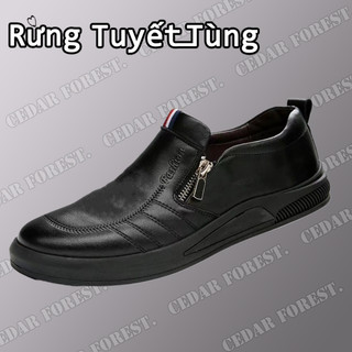 Shanmusenlin mới giày lười da mềm thời trang lịch lãm dành cho namgiày nam thể thao thư giãn thời trang
