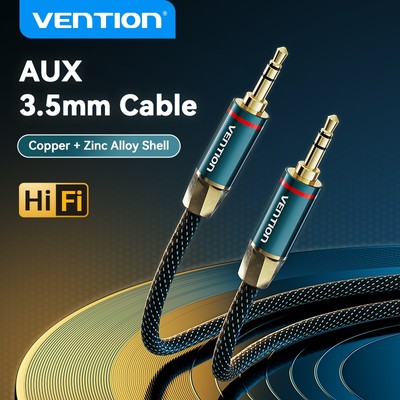 Dây Cáp Âm Thanh Vention 3.5mm Aux TRS Chuyên Dụng Cho Máy Nghe Nhạc MP3 / Máy Tính Bảng / Điện Thoại Thông