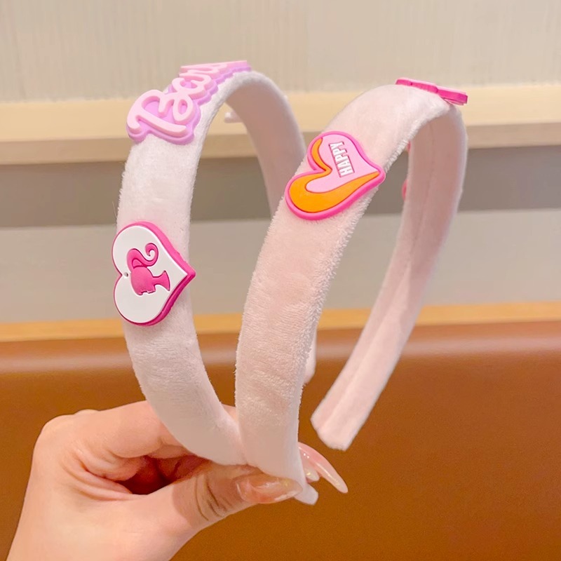 Cài Tóc Búp Bê barbie Màu Hồng Dễ Thương Thời Trang Ngọt Ngào Phong Cách Công Chúa disney Ngọt Ngào Cho Nữ