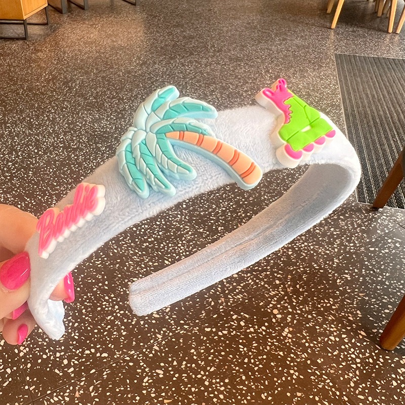 Cài Tóc Búp Bê barbie Màu Hồng Dễ Thương Thời Trang Ngọt Ngào Phong Cách Công Chúa disney Ngọt Ngào Cho Nữ