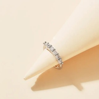 1 Chiếc Nhẫn Mũi Đính Đá zircon Thời Trang