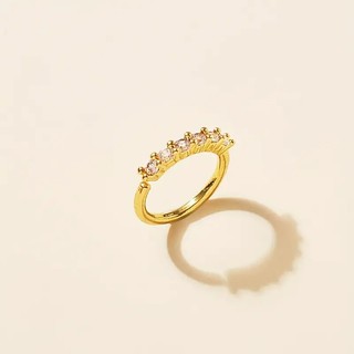 1 Chiếc Nhẫn Mũi Đính Đá zircon Thời Trang