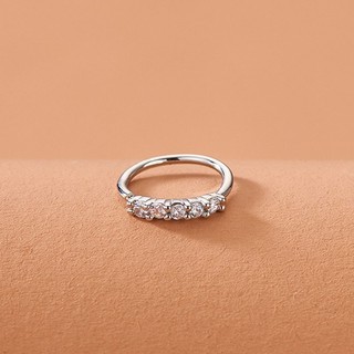 1 Chiếc Nhẫn Mũi Đính Đá zircon Thời Trang