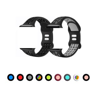 Dây Đeo Thể Thao Bằng silicone Cho Đồng Hồ Thông Minh iwatch series 1 2 3 4 5 6 se 7 8 9 42mm 44mm 40mm 38mm 41mm 45mm ultra 2 49mm