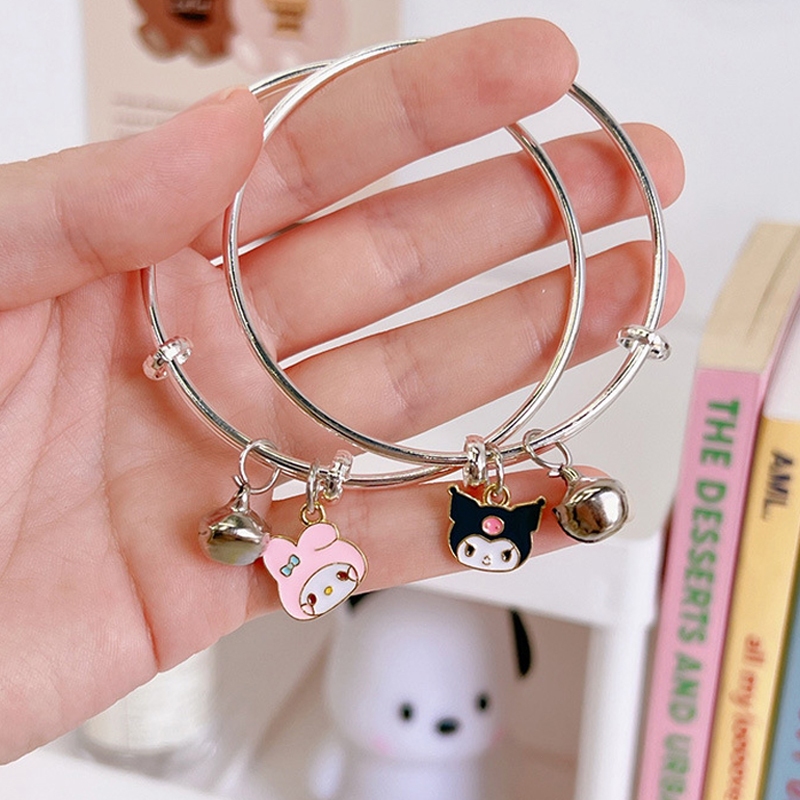 🌸🌸SANRIO Mới Vòng Đeo Tay Họa Tiết Kuromi Dễ Thương Bắt Mắt Sành Điệu