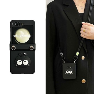 Đơn Giản Dễ Thương Đeo Ngang Dây Dài Gerinate Eggette Dành Cho Samsung Galaxy Z Flip7 Flip 6 Z Flip4 Zflip 5Flip5 ZFlip7 Vỏ Chống Sốc