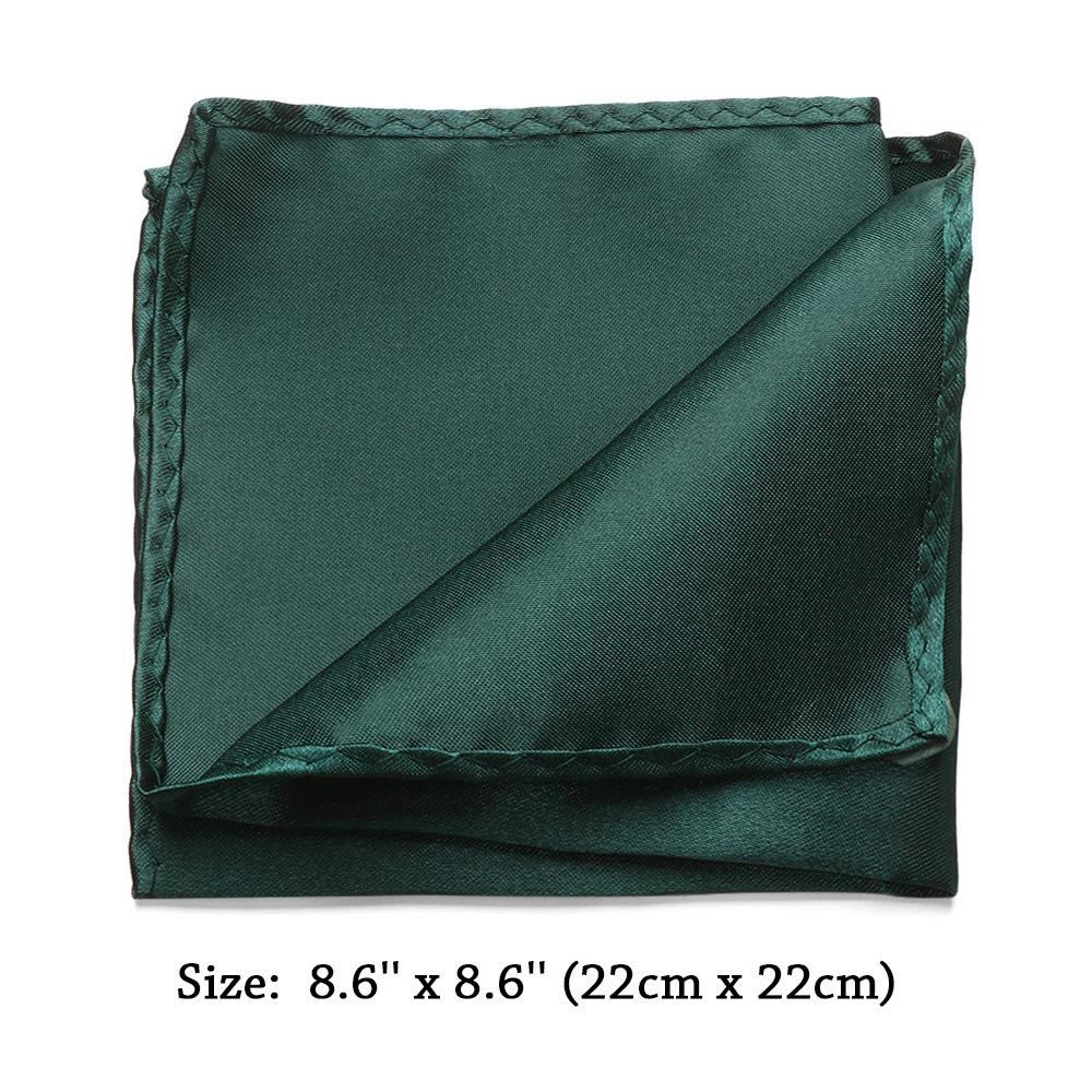 LEILY Square Plain Suits Pocket Solid Color Pocket Square Satin Handkerchief Suit Hankies Business Chest Towel Hanky Fashion Wedding Party Supplies Mens Suits Pocket/Multicolor