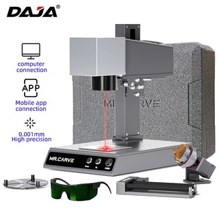 Daja m1 pro Máy Khắc laser Mạ Vàng Kim Loại Nhựa Mạ Điện Kích Thước Nhỏ Gọn Khắc Kim Loại