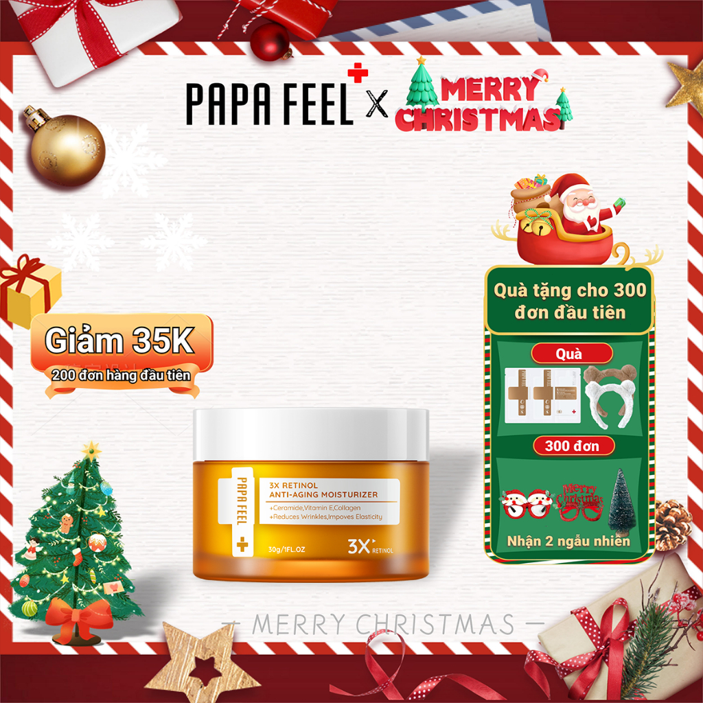 PAPA FEEL Kem dưỡng ẩm Chống lão hóa Retinol Moisturizer 30g