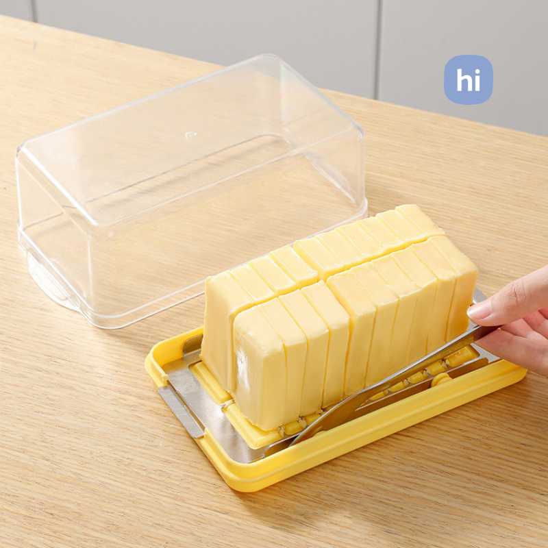 Hộp Cắt Lát Bơ Phô Mai Đông Lạnh Đa Năng Bằng Thép Không Gỉ
