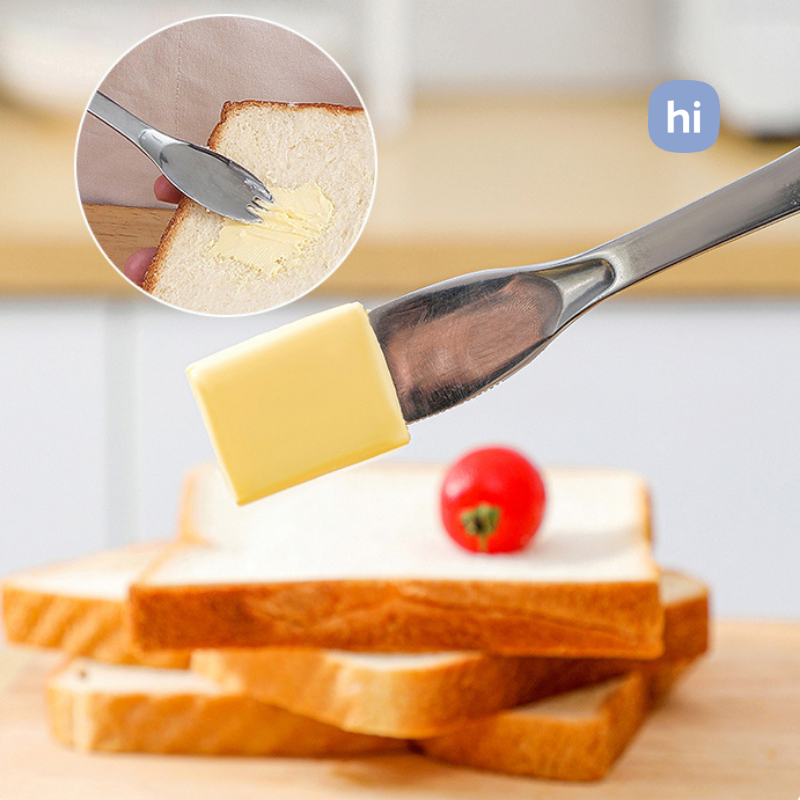 Hộp Cắt Lát Bơ Phô Mai Đông Lạnh Đa Năng Bằng Thép Không Gỉ