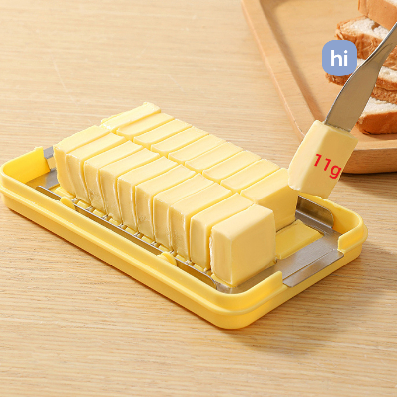 Hộp Cắt Lát Bơ Phô Mai Đông Lạnh Đa Năng Bằng Thép Không Gỉ