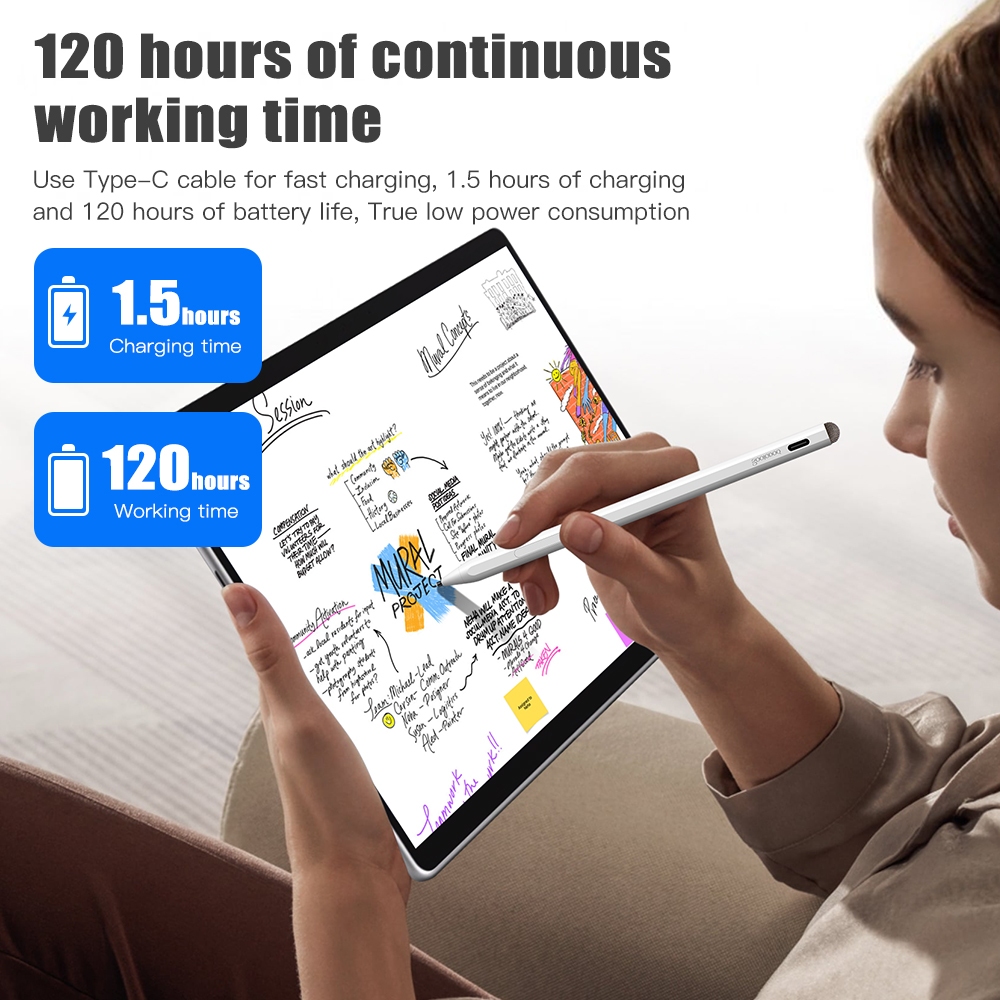 Bút cảm ứng dành Goojodoq Bluetooth Smooth Writing cho  Microsoft Surface pro 7 6 5 4 3 , Asus, SONY, HP chống chạm nhầm trên màn hình