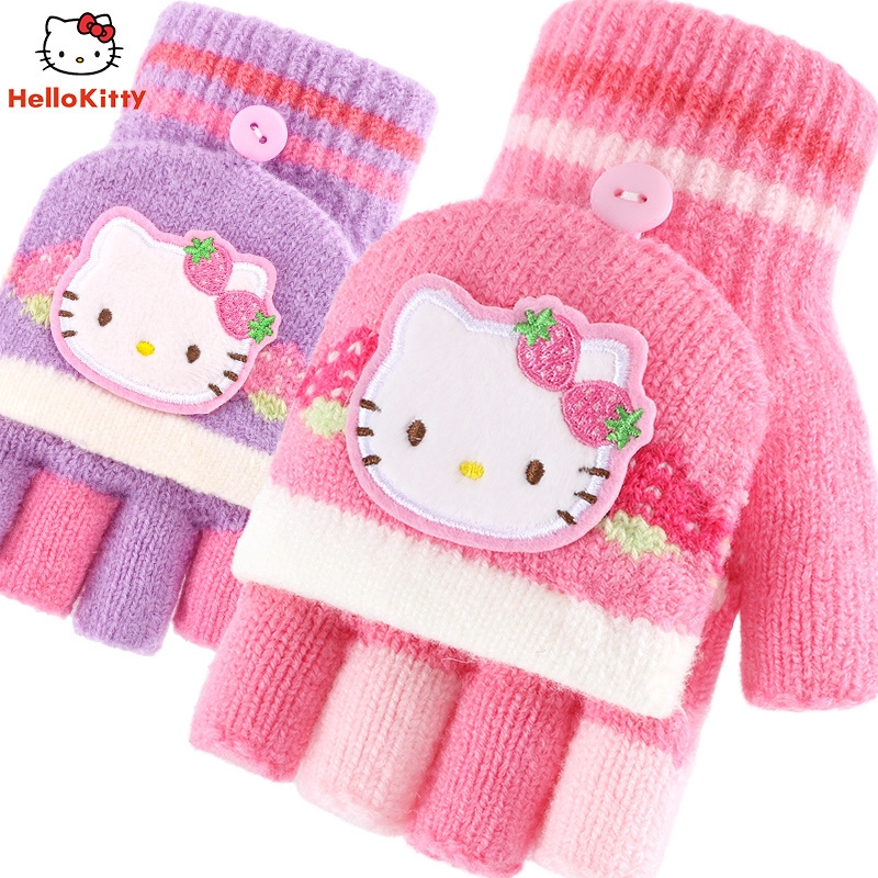 🧡Hello Kitty Găng tay giữ ấm cho bé mùa đông