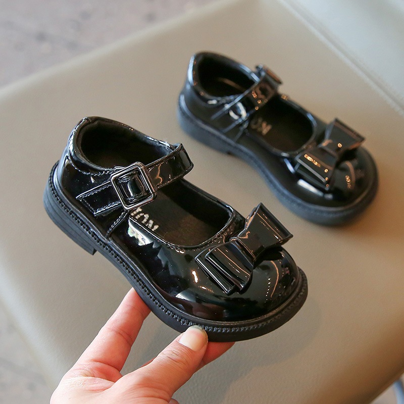 SUGE giày lolita cho bé gái Năm mới đỏ công chúa  Đen Giày sinh viên Mary Jane