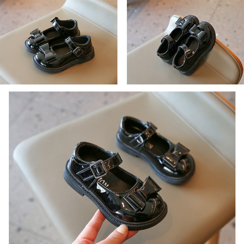 SUGE giày lolita cho bé gái Năm mới đỏ công chúa  Đen Giày sinh viên Mary Jane