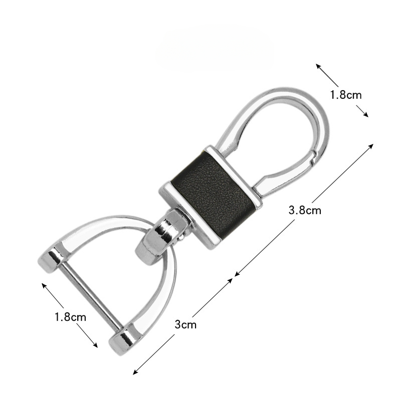 Móc Khóa Xe Hơi Hình Móng Ngựa Đơn Giản Sáng Tạo Thông Dụng Làm Quà Tặng Cho Nam Và Nữ