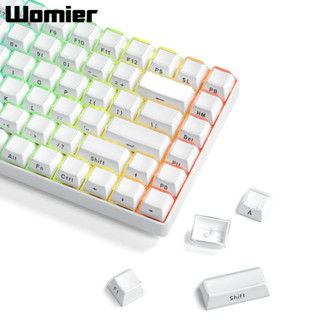Womier 113 Phím Crystal Jelly Keycaps Side Print OEM Profile Bàn phím tùy chỉnh Keycap cho 61 / 68 / 84 / 87 / 98 / 100 Cherry Gateron MX Bàn phím cơ
