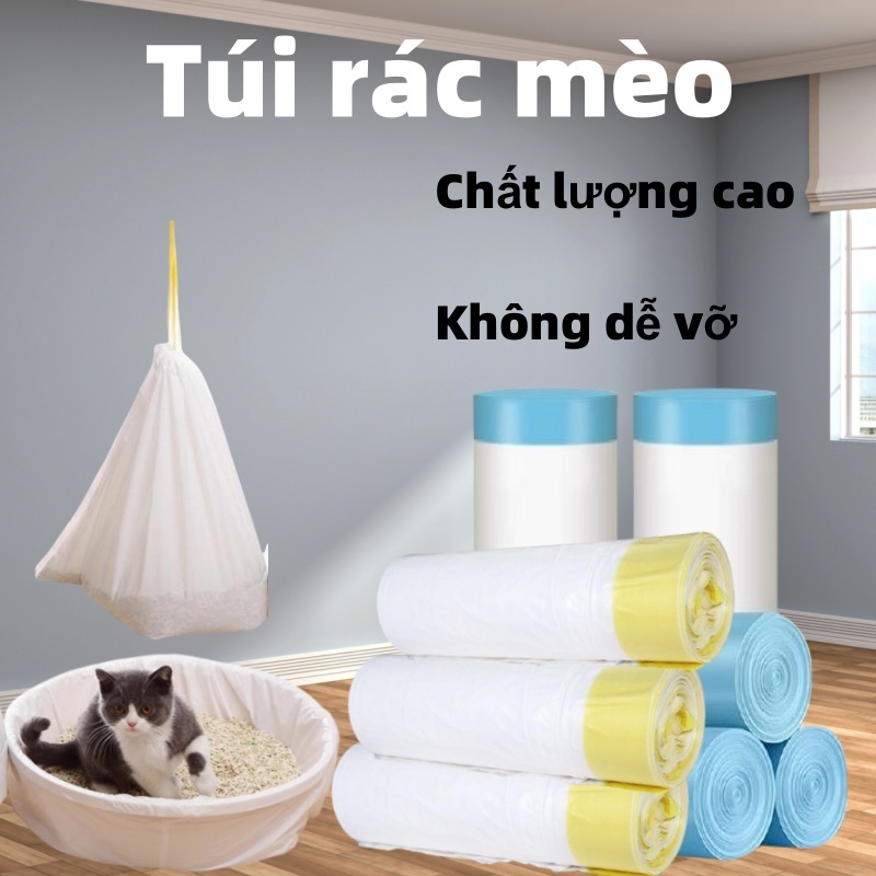 Túi Dây Rút Dày Dặn Đựng Đồ Chơi Cho Mèo Cưng túi đựng phân mèo túi đựng phân mèo