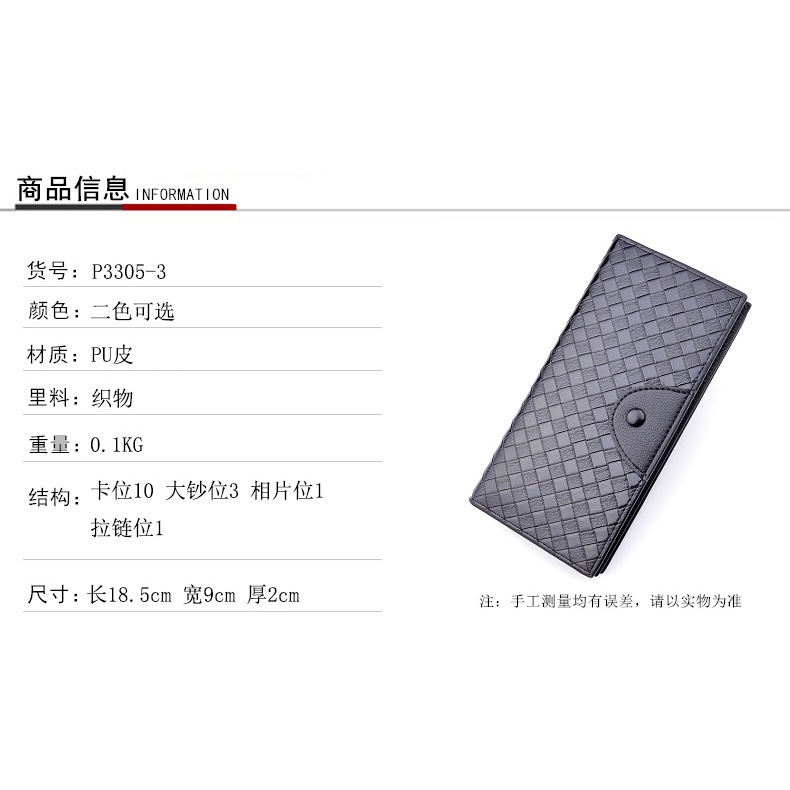 Mới Ví Nam Dáng Dài Cỡ Lớn Nhiều Ngăn Thời Trang Phong Cách retro