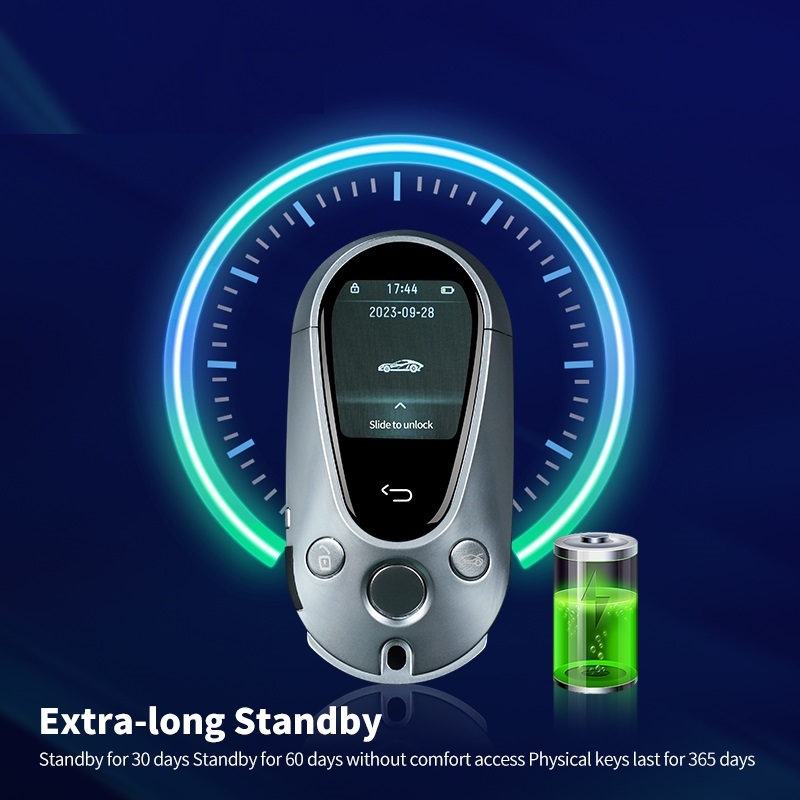 Manlubao cf700 Màn Hình lcd Thông Minh Bằng Hợp Kim Chống Chói Không Chìa Khóa Khởi Động / Dừng Cho Mọi Loại Xe Hơi