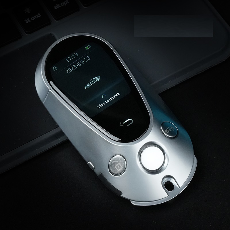 Manlubao cf700 Màn Hình lcd Thông Minh Bằng Hợp Kim Chống Chói Không Chìa Khóa Khởi Động / Dừng Cho Mọi Loại Xe Hơi