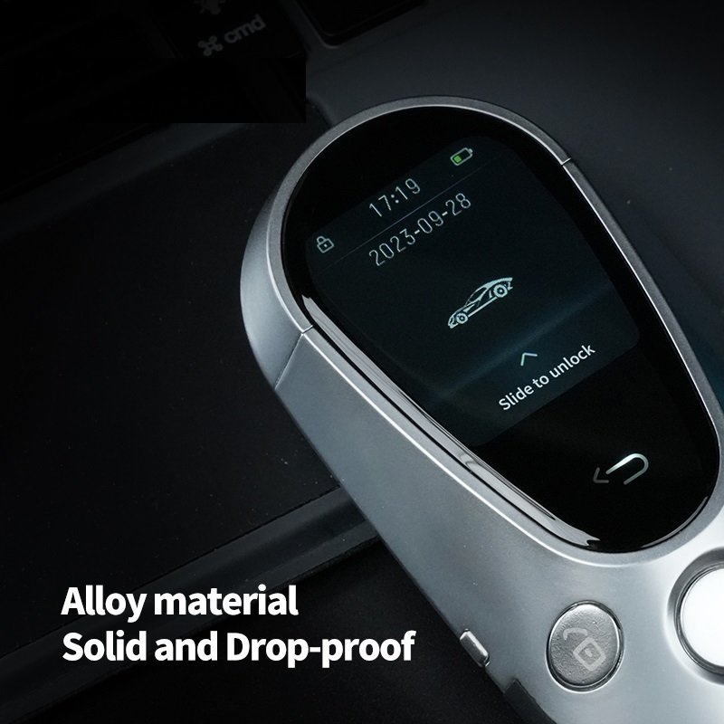 Manlubao cf700 Màn Hình lcd Thông Minh Bằng Hợp Kim Chống Chói Không Chìa Khóa Khởi Động / Dừng Cho Mọi Loại Xe Hơi