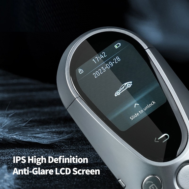 Manlubao cf700 Màn Hình lcd Thông Minh Bằng Hợp Kim Chống Chói Không Chìa Khóa Khởi Động / Dừng Cho Mọi Loại Xe Hơi