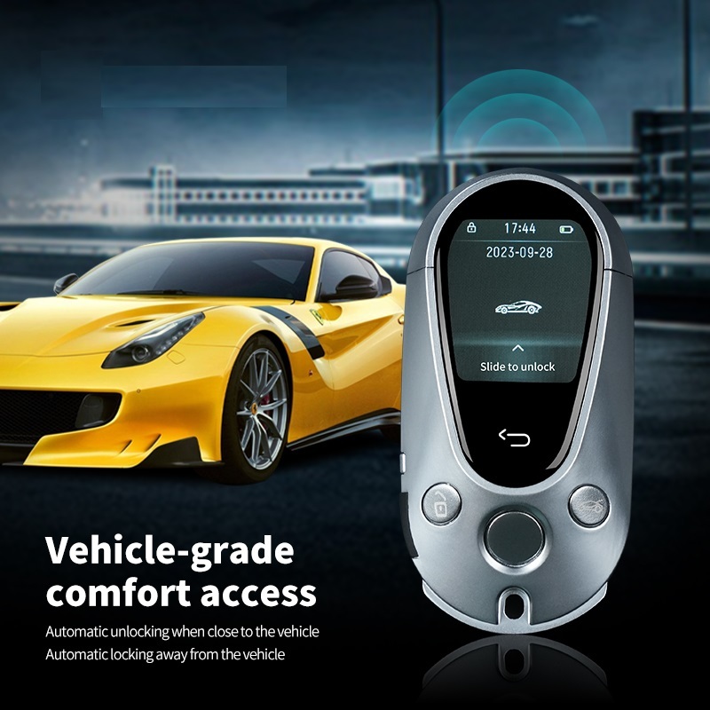 Manlubao cf700 Màn Hình lcd Thông Minh Bằng Hợp Kim Chống Chói Không Chìa Khóa Khởi Động / Dừng Cho Mọi Loại Xe Hơi