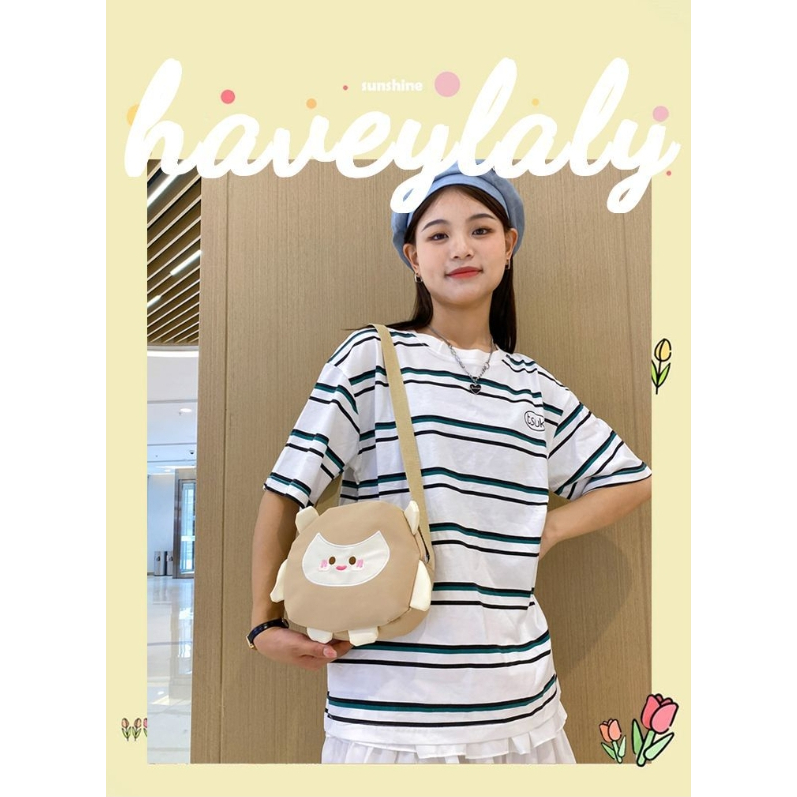 Mềm Túi Đeo Chéo Hình Cừu Nhồi Bông Xinh Xắn Theo Phong Cách 2024 Dành Cho Nữ