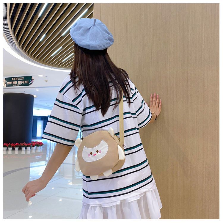 Mềm Túi Đeo Chéo Hình Cừu Nhồi Bông Xinh Xắn Theo Phong Cách 2024 Dành Cho Nữ